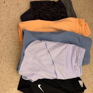 lululemon athletica and other name brand bundle of Athletic Shorts!!